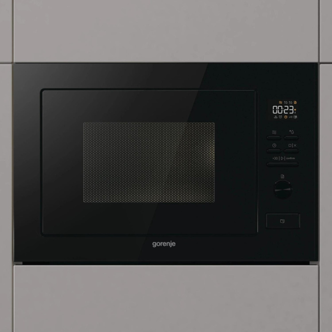 Встраиваемая микроволновая печь Gorenje BM251M2BG, 25л, 900Вт, черный