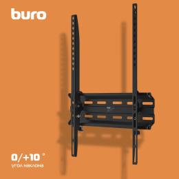 Кронштейн для телевизора Buro TL3, 32-65", настенный, наклон, черный [bm35a14tf0]