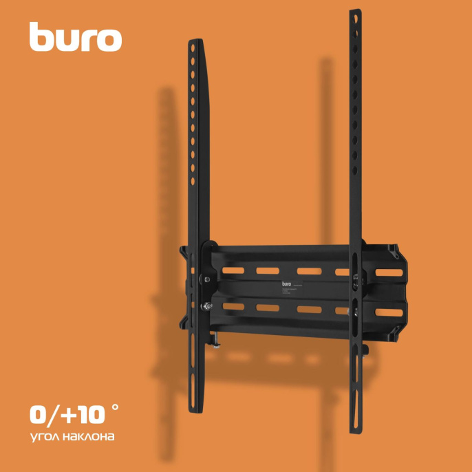 Кронштейн для телевизора Buro TL3, 32-65", настенный, наклон, черный [bm35a14tf0]