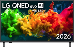 Телевизор 43" LG 43QNED80B6B черный (4K UHD, 60Hz, DVB-T2, DVB-C, DVB-S2, USB, WiFi, BT, Smart TV) (43QNED80B6B.ARUG)