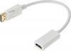 NONAME Переходник BEHPEX HDMI f /DisplayPort m белый