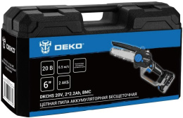 Цепная пила Deko DKCHS 20V, 6 20Вт дл.шины:6" 15cm 083-2014
