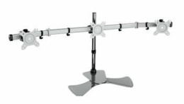 Кронштейн для мониторов Cactus CS-VM-MP330S-AL, до 24", до 8кг, настольный, наклон, серебристый