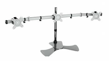 Кронштейн для мониторов Cactus CS-VM-MP330S-AL, до 24", до 8кг, настольный, наклон, серебристый