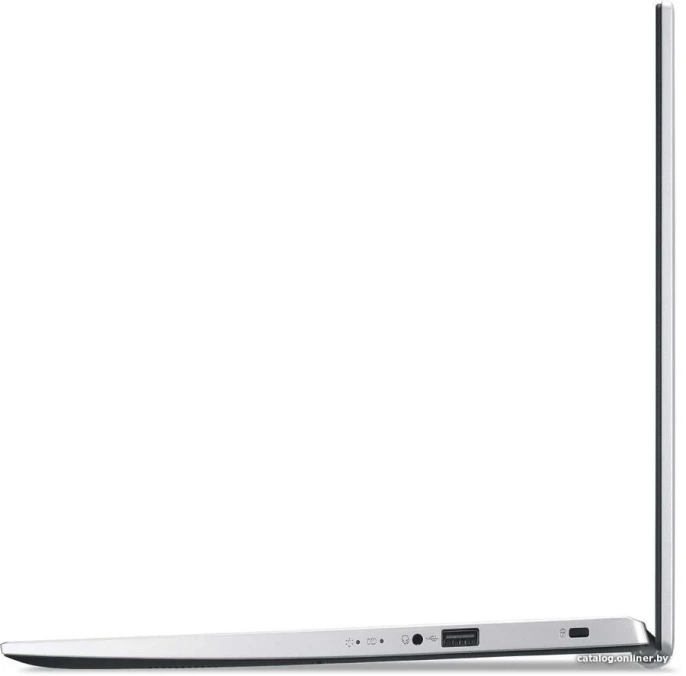 Ноутбук Acer Aspire 3 A315-35 NX.A6LER.01H 15.6" 1920 x 1080 матовый , Intel Pentium Silver N6000 1 100 МГц , 8 ГБ DDR4 , 512 ГБ SSD , встроенная, привод: нет, серебристый