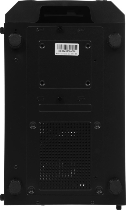 Корпус mATX Aerocool Trinity Mini-G-BK v2, Mini-Tower, без БП, черный [accs-pv32033.11]