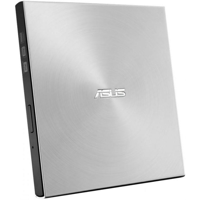 Оптический привод DVD-RW ASUS SDRW-08U7M-U, внешний, USB, серебристый, Ret [sdrw-08u7m-u/sil/g/as]