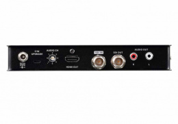 ATEN VC486-AT-G Конвертер, 3G/6G/12G/HD-SDI HDMI+AUDIO, BNC HDMI+BNC+2xRCA, Female, DC 5V, макс.разр.HDMI 3840x2160 60Hz;SDi 4K DCI 25p;частота верт.развертки до 60Гц;выбор EDID для звука