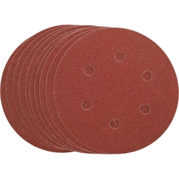 Круг шлифовальный на липучке по дереву/металлу 10 шт. (150 мм; P100; 6 отверстий) Gigant G-1031