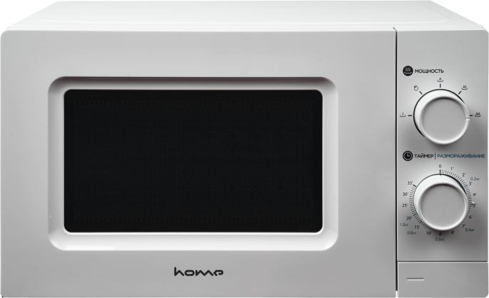 Микроволновая печь Home HMM207BW отдельностоящая, микроволны соло , объем: 20 л, выходная мощность микроволн: 700 Вт, управление: механическое, цвет: белый