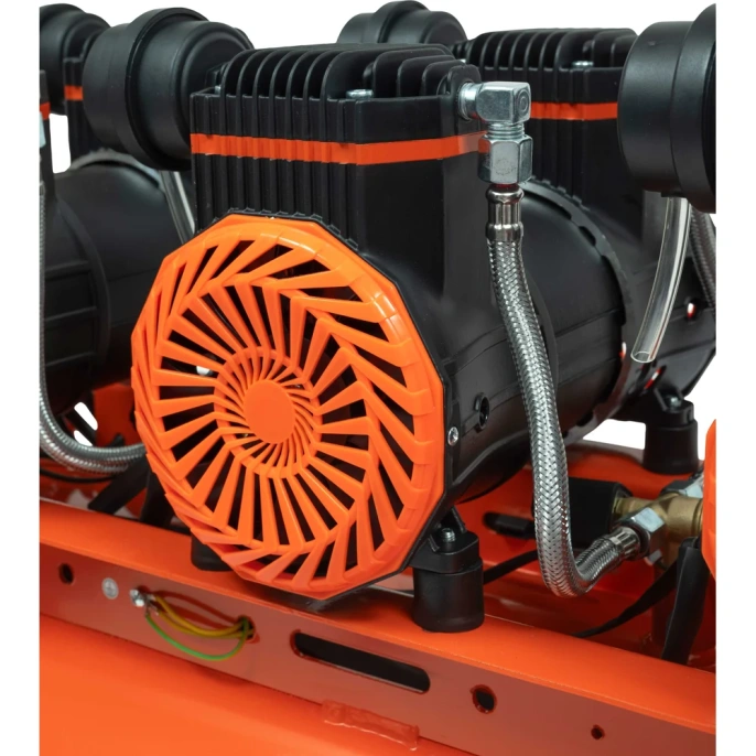 Безмасляный малошумный компрессор (120 л; 8 бар; 460 л/мин) Gigant GSWK-120/4200