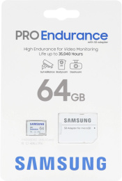 Флеш карта microSDXC 64GB Samsung MB-MJ64KA PRO Endurance + adapter