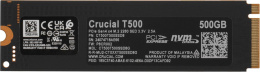 Твердотельный накопитель SSD Crucial M.2 2280 500GB Crucial T500 Client SSD CT500T500SSD8 PCIe Gen4x4 with NVMe, 7200/5700, TLC, 300TBW
