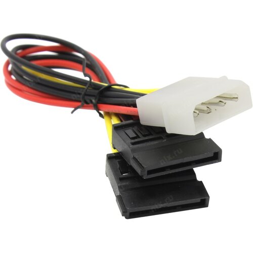 Переходник питания SATA-устройств 1big - 2SATA VCOM VPW7572 0.2m