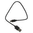 Кабель USB2.0 A-micro 1.0м Гарнизон черный, пакет GCC-mUSB2-AMBM-1M