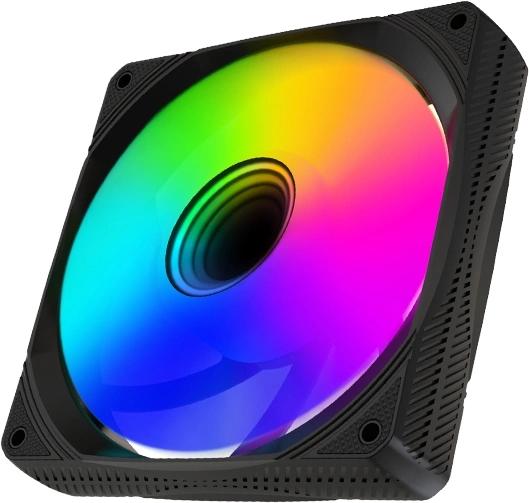 Вентилятор BLOODY BD-CF120ARGB1 120мм, 4-pin, 1600об/мин, 11 - 26 дБ, ARGB, черный, Ret [bd-cf120argb1-bk]