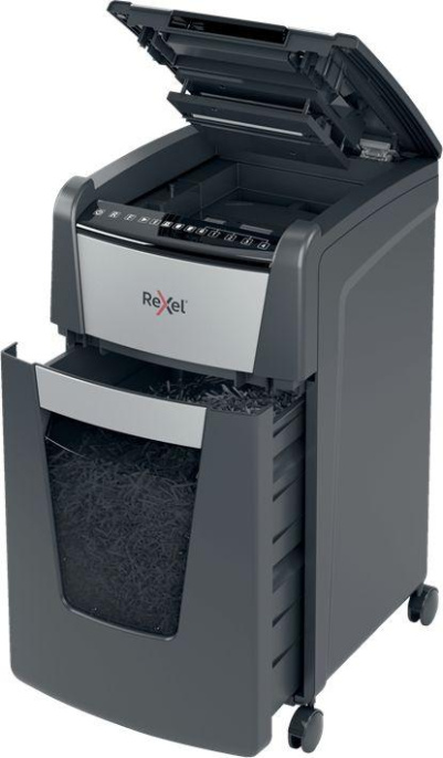 Уничтожитель бумаг Rexel Optimum AutoFeed 300M, с автоподачей, P-5, 2х15 мм, 300 лист. одновременно, 60л [2020300meu]