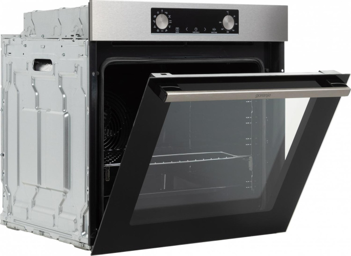 Духовой шкаф электрический Gorenje BO6735E05X, 77л, дверца с 2 стеклами, нержавеющая сталь