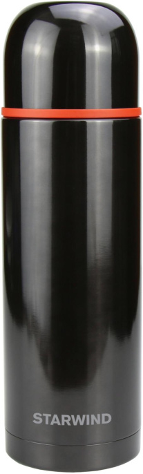 Термос Starwind 20-1000/1 1л. графитовый картонная коробка