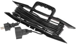 Удлинитель силовой PROCONNECT PROc-Uc, розеток 1шт, 3x0.75 кв.мм, 6A, 10м, ПВС, рамка пластиковая, черный [13-4913]