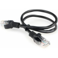 Гарнизон PC-UTP-5e-0.5-BK кат.5e, Патч-корд UTP 0.5м, литой, многожильный чёрный