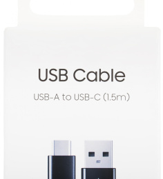 Кабель SAMSUNG EP-DG930IBRGRU,  USB Type-C (m) -  USB (m),  1.5м,  черный