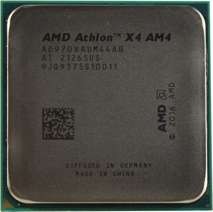 Процессор CPU AMD Athlon X4 970 TRAY AD970XAUM44AB AM4, 3.8GHz up to 4.0GHz/2x1Mb, 4C/4T, 28nm, 65W