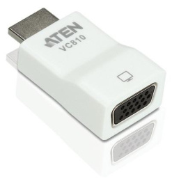 ATEN VC810-AT Конвертер HDMI VGA HDMI HD-DB15 Male-Female без Б.П. 1920x1200;1080p
