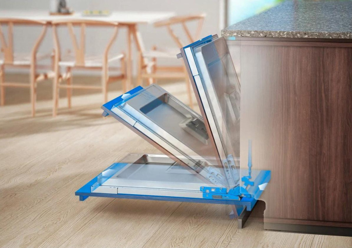 Посудомоечная машина Electrolux EEA12100L (встраиваемая, максимальная загрузка: 9 комплекты посуды, сушка с открыванием дверцы, с теплообменником, 5 программ, электронное управление, светодиодная индикация)