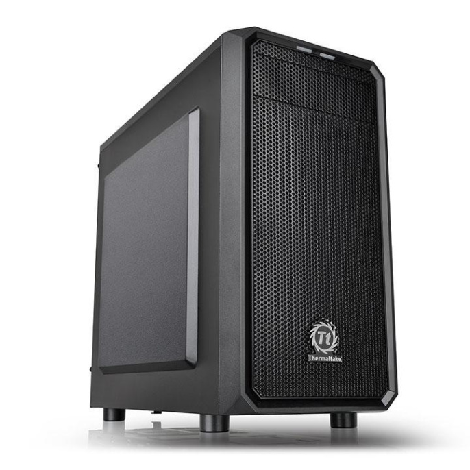 Корпус mATX Thermaltake Versa H15, Micro-Tower, без БП, черный [ca-1d4-00s1nn-00]