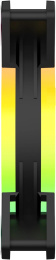 Вентилятор GMNG GG-CF120ARGB2-PWMBK 120мм, 4-pin, 1500об/мин, 11 - 26 дБ, ARGB, черный, Ret