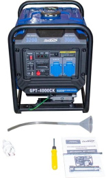 Бензиновый генератор REDBO GPT-4000CK, 220 В, 3.2кВт [39791]