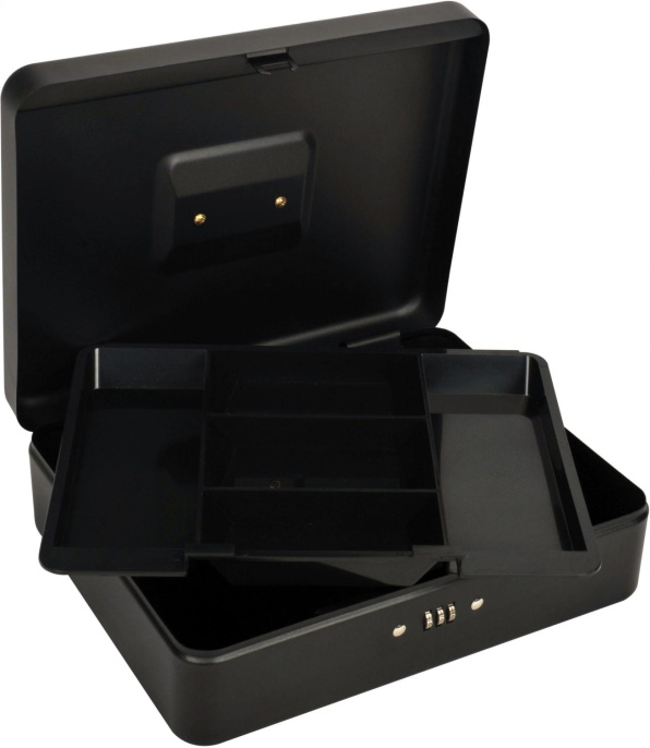 Ящик для денег без номинала Cactus CS-DCB-004 90x300x240 графитовый сталь 1.76кг