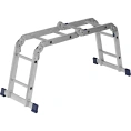 Шарнирная алюминиевая лестница СИБРТЕХ 4х2 97879