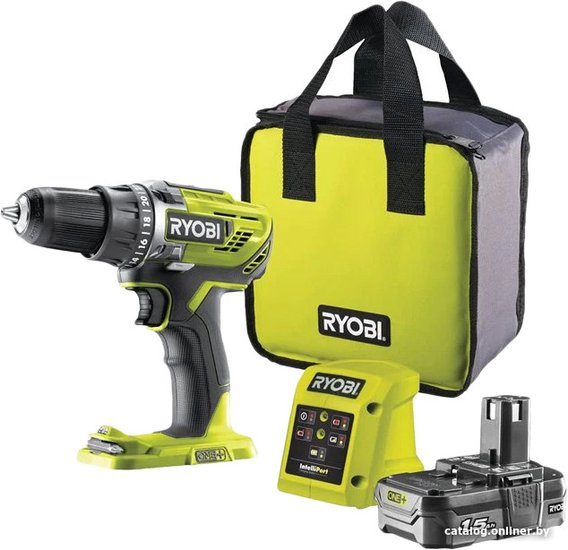 Компактная дрель-шуруповерт Ryobi ONE+ R18DD3-115S 5133005301