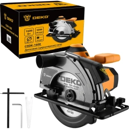 Дисковая (циркулярная) пила DEKO CSDK-1600, 1600Вт, 190мм диск 085-1151