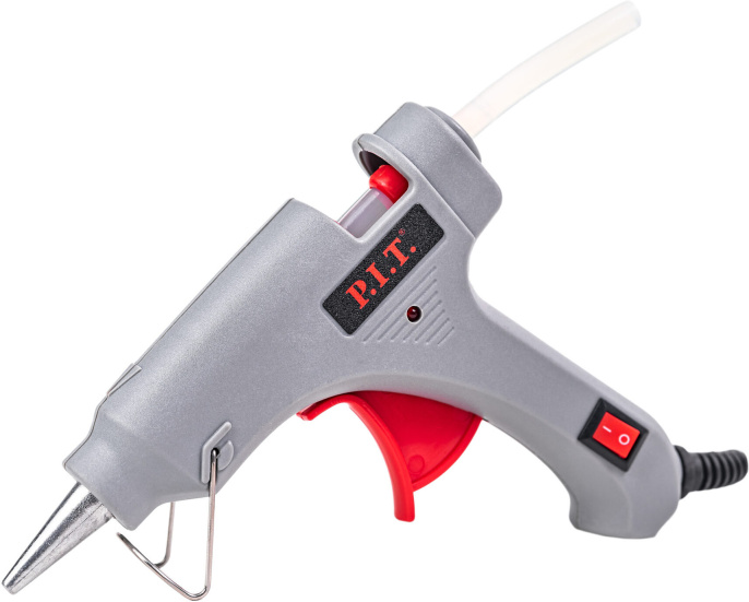 Пистолет клеевой P.I.T. PEC20-D 20 Вт, Ø стержня 7мм, кабель 1м, стержень в подарок