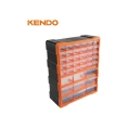 Вертикальный пластмассовый органайзер KENDO 39 ящиков 90248