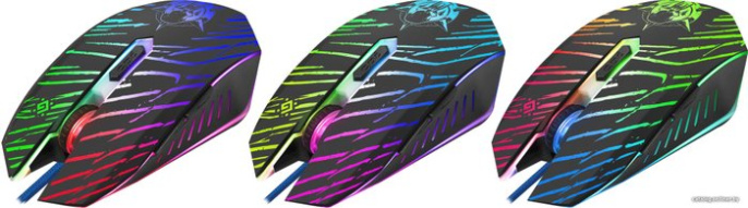 Манипулятор Defender Dark Agent Gaming Mouse GM-590L RTL USB 6btn+Roll 52590