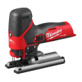 Лобзик Milwaukee M12FJS-0 4933493347 грибообразная рукоятка, аккумуляторный, глубина пропила: 70 мм дерево , 3 мм сталь , амплитуда хода: 22 мм, частота хода: 800 - 3000 дв/мин