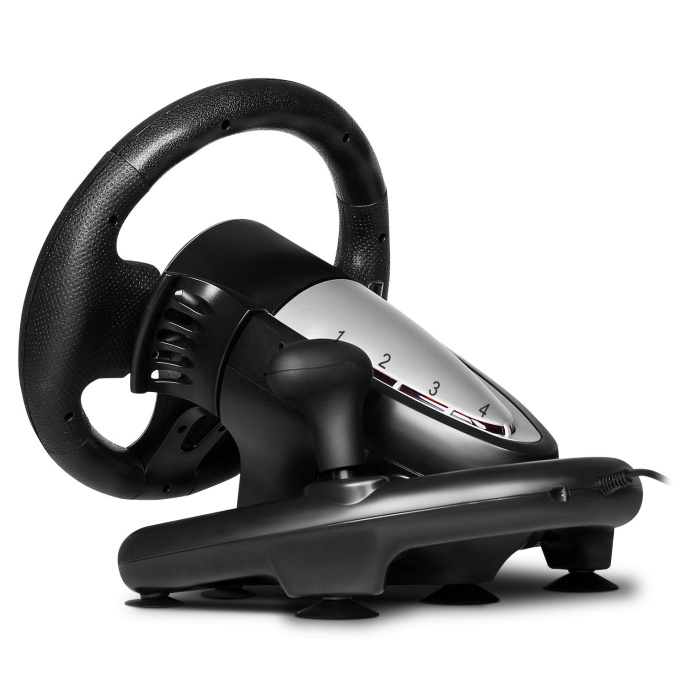 Руль SVEN GC-W800 педали, вибро, скоба, D-pad, 12 кл, PC/PS3/PS4/XBOXONE/Xinput _1 SV-015442