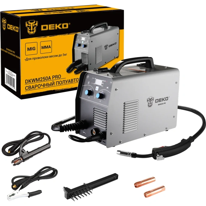 Сварочный полуавтомат DEKO DKWM250A,  инвертор [051-4687]
