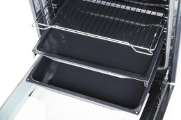 Духовой шкаф электрический Gorenje BOSB6737E06X,  77л,  дверца с 2 стеклами,  нержавеющая сталь/черный