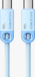 Кабель USB-C CABLETIME CUP0E (CT-CM100-PBL0.5) синий 0,5 м для смартфонов, планшетов