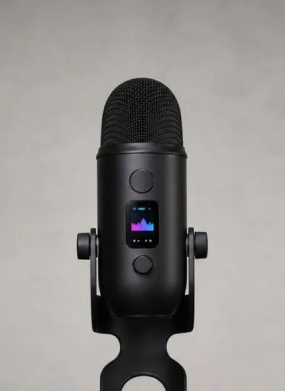 Logitech Blue Yeti 2: микрофон с 3D-датчиком и цветным экраном