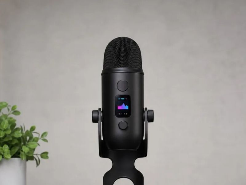 Logitech Blue Yeti 2: микрофон с 3D-датчиком и цветным экраном
