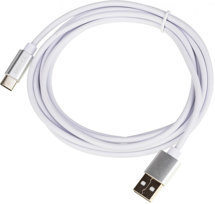 Кабель USB m -USB Type-C m 2м белый