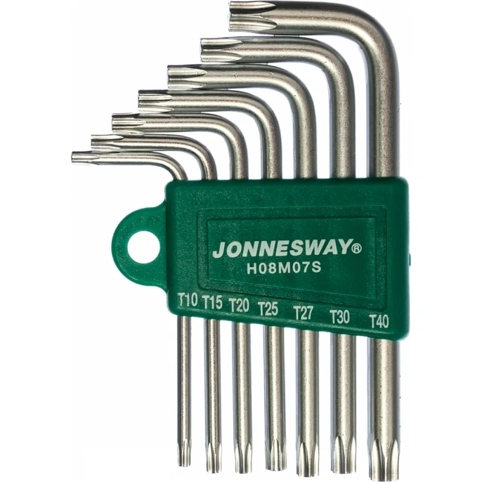 Комплект угловых ключей Jonnesway TORX H08M07S
