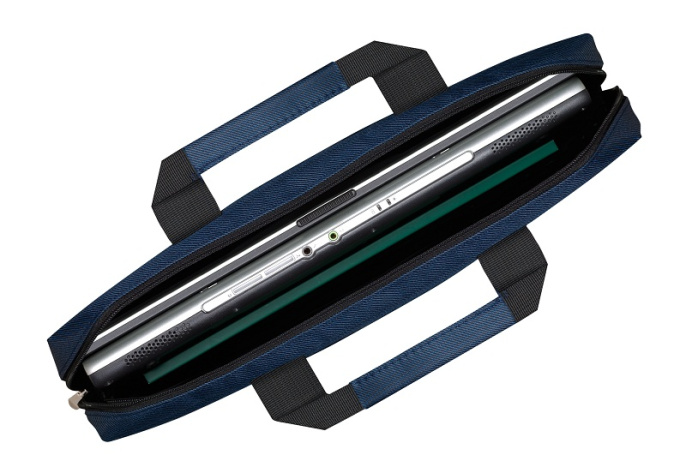 Сумка ExeGate Start S15 Deep Blue, темно-синяя, полиэстер, для ноутбуков до 15.6" EX205137RUS