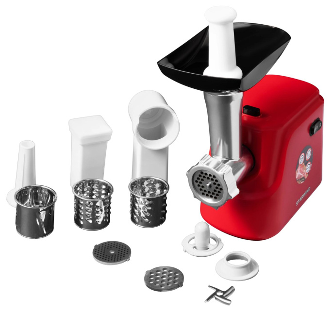 Мясорубка STARWIND SMG3225,  красный